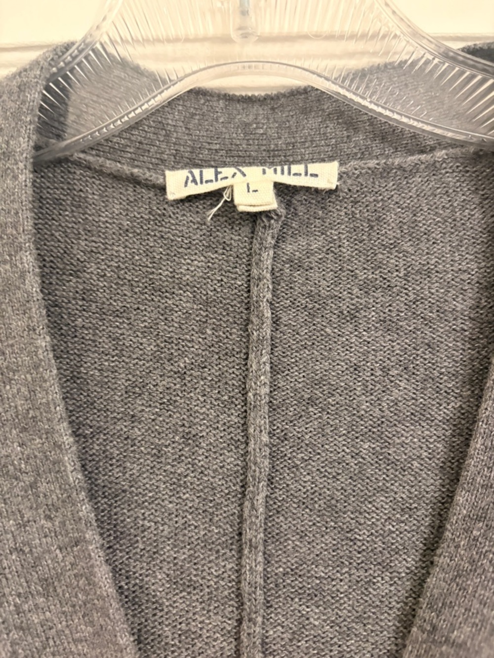 Alex Mill Wool and Cotton Blend Jumpsuit with Belt - Picture 4 of 10